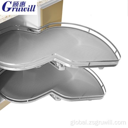 China Kitchen Revolving Storage Baskets Swing Tray Magic Corner Supplier